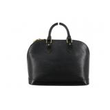 Louis Vuitton Black Epi Alma Hand Bag