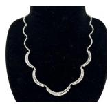 Platinum 5.00 ct Brilliant Diamond Necklace