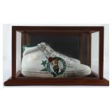 Autographed Larry Bird Vintage Converse Display