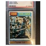 Vintage 1976 Hank Aaron Record Breaker #1 Card