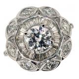14k Gold 1.79 ct Brilliant VS2 Lab Diamond Ring