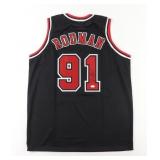 Autographed Dennis Rodman Jersey