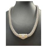 Yurman Style  Diamond Designer Necklace