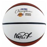 Autographed Magic Johnson NBA Basketball