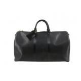 Louis Vuitton Black Epi Keepall 45