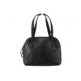 Salvatore Ferragamo Black Leather Shoulder Bag
