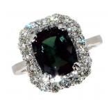 14k Gold 4.96 ct Alexandrite & Diamond Ring