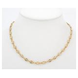 Givenchy Gold Toned Chain Necklace