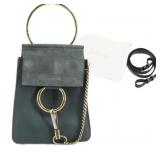 CHLOE Fay Suede Calf Leather Shoulder Bag