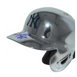 Autographed Wade Boggs Yankees Mini Batting Helmet