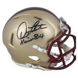 Autographed Doug Flutie Eagles Mini Helmet