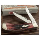 Case XX TB62110SS Red Bone Pocket Knife