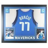 Luka Doncic Custom Framed Jersey