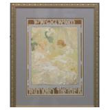 PROGRAM THEATER GICLEE BY ALPHONSE MUCHA