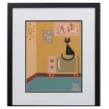 MID CENTURY MODERN ON TV SIGNED BY IVY LOWE