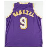 Autographed Nick Van Exel Jersey
