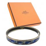 Hermes Emaille Bangle Bracelet