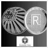 One Ounce Scottsdale RESERVE .999 Fine Silver Coin