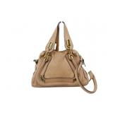 CHLOE Brown Quilted Leather 2 Way Shoulder Bag