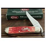 Case XX 61953 Dark Red Russlock Pocket Knife