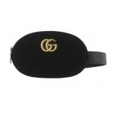 GUCCI GG Black Velvet Waist Bag