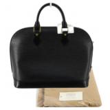 Louis Vuitton Epi Alma Noir Handbag