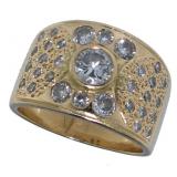 14kt Gold Brilliant 1.25 ct Custom Diamond Ring