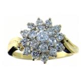 14kt Gold 1.00 ct Diamond Designer Ring