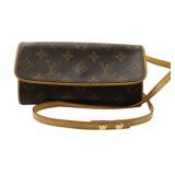 Louis Vuitton Monogram Pochette Twin PM Bag