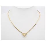 Christian DIOR Gold Fashion Evening Necklace
