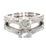 14kt Gold 1.72 ct Natural Diamond Ring