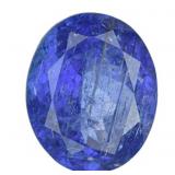 GIA Certified Oval 6.84 Carat Natural Tanzanite