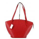 Louis Vuitton Red Saint-Jacques Handbag