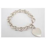 Tiffany & Co. Heart Tag Silver Bracelet
