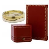 CARTIER18kt Gold Two-Tone 2 pc Ring Set