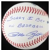 Autographed Pete Rose OML Baseball