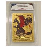 Pokï¿½mon Gold Custom Charizard Card