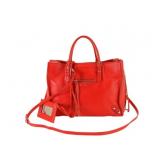 Balenciaga Red Leather 2 Way Shoulder Bag