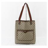 Gucci GG Supreme Sherry Line Tote Bag