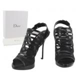 Christian Dior Black Mesh Pumps Size 36.5