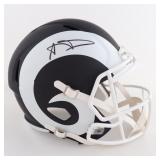 Autographed Aaron Donald Rams Helmet