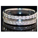 Platinum Brilliant Natural Diamond Ring