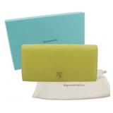 Tiffany & Co. Logo Continental Leather Wallet