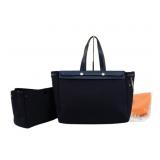 Hermes Canvas Airbag Cabas MM Handbag
