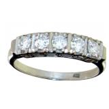 Platinum Natural 1/2  ct Diamond Ring