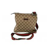 Gucci Monogram Canvas Shoulder Bag