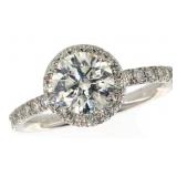 14k Gold Brilliant XXX 1.73 ct Lab Diamond Ring