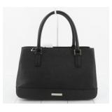 Burberry Logo Plate Leather Handbag