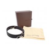 Louis Vuitton Leather Short Brown Strap