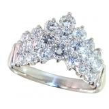 Platinum Natural 1.52 ct VS Brilliant Diamond Ring